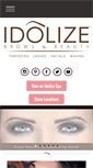 Mobile Screenshot of beautybyidolize.com